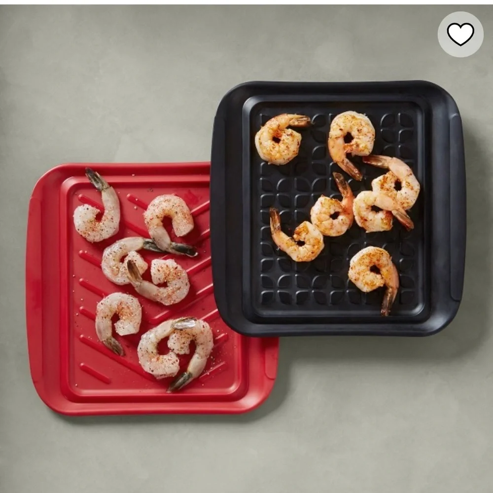 Williams Sonoma grill prep trays set up three Black
